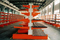 Heavy Duty Galvanized Cantilever Pallet Racking With Steel Pipe For Warehouse Storag