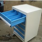 Mobile Rolling Metal Tool Cabinet With Wheels / Drawers Multiple Surface Color