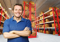Industrial Heavy Duty Storage Racks , Warp Beam Warehouse Storage Solutions Shelving Units
