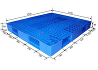 Standard Size Stackable Reusable Plastic Pallets Blue Color HDPE Or PP Material