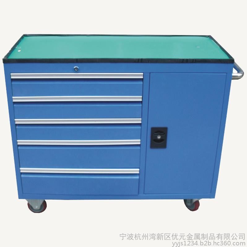 Waterproof Metal Tool Box On Wheels With Drawer For Warehouse Office