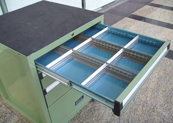 Rolling Metal Tool Cabinet With Drawers For Storage Workbench