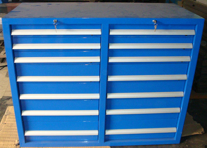 Waterproof Metal Tool Box On Wheels With Drawer For Warehouse Office