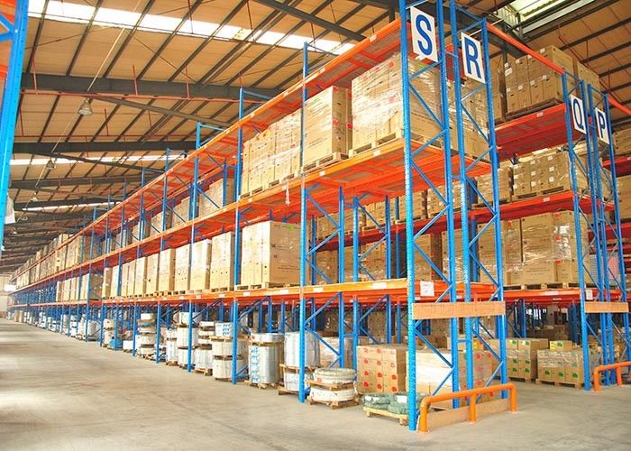 1,500kg/Pallet Industrial Steel Storage Racks , Heavy Duty Warehouse Pallet Shelving Unit