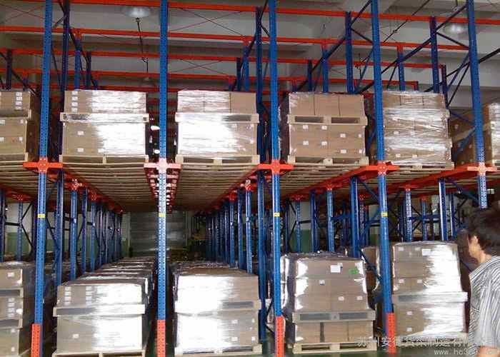 Metal Drive In Pallet Racking Warehouse Shelving System 1500kg/ Pallet