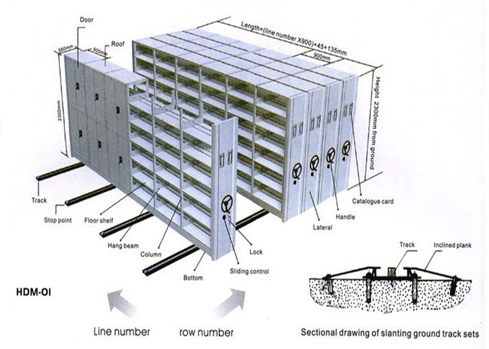Metal Lateral File Cabinet With Sliding Track For Home Office Filing Storage