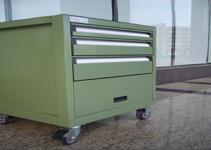 Custom Metal Tool Storage Cabinets On Wheels With Multi Drawers