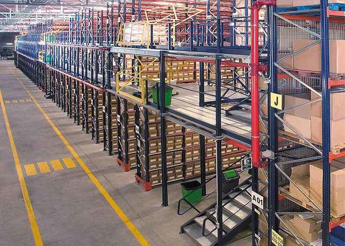 Heavy Duty Shelf Supported Warehouse Mezzanine , Multi Tier Industrial