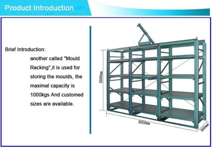 Easy Assemble Injection Mold Storage Racks Steel Storage Shelving Unit ...