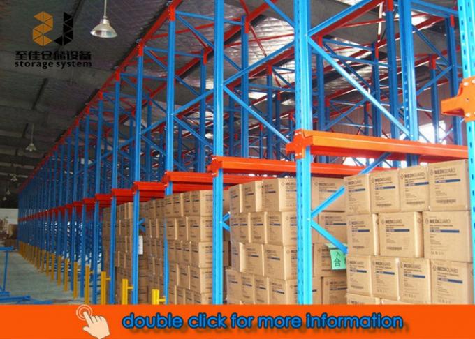 Warehouse High Density Pallet Racking System , Assemble Pallet Flow ...