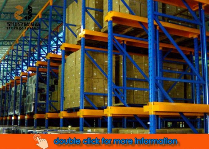 Warehouse High Density Pallet Racking System , Assemble Pallet Flow ...