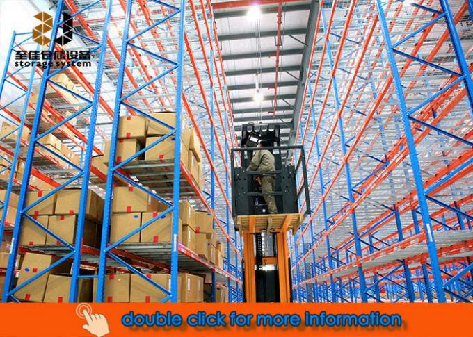 Multi Layer Cold Rolled Steel Pallet Rack Shelving Customized Size