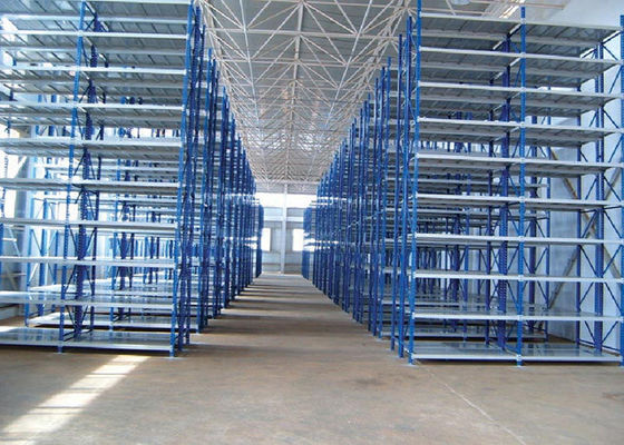 Medium Duty Adjustable Storage Racks , Steel Industrial Shelving Racks