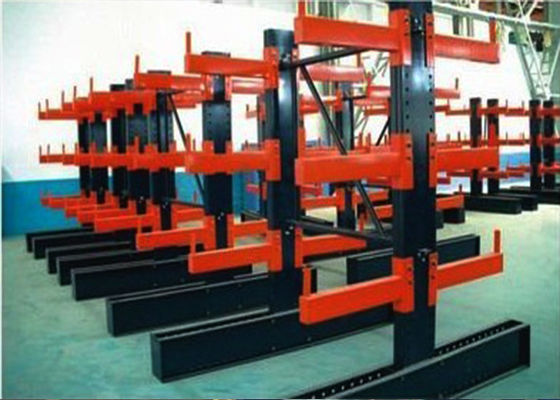 Double Sided Cantilever Pallet Racking Shelving Customized Size