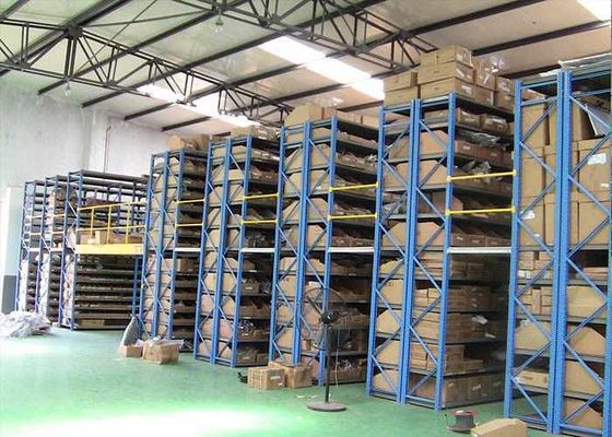 Rack Supported Mezzanine Industrial Steel Storage Racks Cold Rolled With Racking Frames