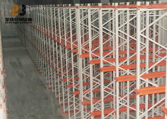 Warehouse High Density Pallet Racking System , Assemble Pallet Flow Racking Systems