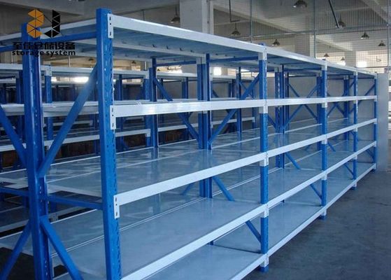 Powder Coated Galvanized Industrial Metal Racks For Warehouse Storage