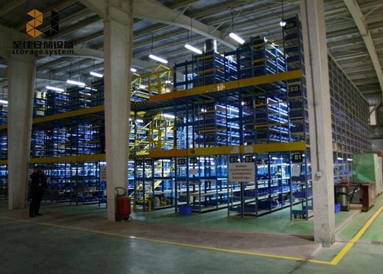 Warehouse Cargo Storage Boltless / Rivet Shelving Lightweight
