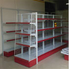Metal Supermarket Display Racks , Commercial Retail Store Shelves Double / Single Sided