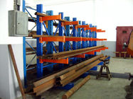Warehouse Double Sided Cantilever Rack , Industrial Steel Storage Racks