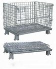 Moveable Foldable Steel Wire Cage With Galvanized Surface Treatment For Storage