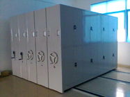 Library Steel High Density Storage Cabinets , Mobile Storage Shelving Furniture
