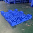 Blue HDPE Plastic Pallet Deck High Abrasion Resistance For Warehouse Packaging
