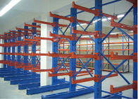 Q235B Steel Double Side Cantilever Pallet Racking , Cantilever Lumber Storage Racks
