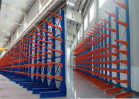 Customized Metal Single Sided Cantilever Rack , Construction Material Storage Racks