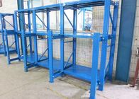 Heavy Roll Out Mold Storage Racks , Die Steel Mold Warehouse Racking System 