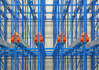 Drive In Drive Through Racking System , Industrial Pallet Shelving For Food / Drink Storage