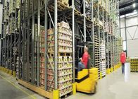 Drive In Drive Through Racking System , Industrial Pallet Shelving For Food / Drink Storage