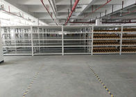 Multi-Level Industrial Steel Storage Racks / Pallet Rack Supported Mezzanine