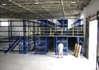 Powder Coating Industrial Steel Mezzanine Floors With Walkways For Warehouse