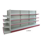 Custom Steel Grocery Store Shelving , Retail Store Display Shelves Multi Layer
