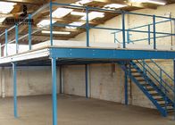 2-Layer Max 6000mm Upright Industrial Mezzanine Floors , Mezzanine Construction