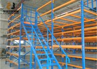 Steel Q235 / Q345 Mezzanine Floor Racking With Large Load Capacity 500kg - 4000kg/Sqm