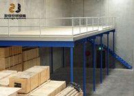 Steel Q235 Industrial Mezzanine Floors / Boltless Rivet Shelving For Warehouse