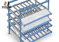 4 Tier Warehouse Adjustable Multi-Level Flow Rack High Efficiency