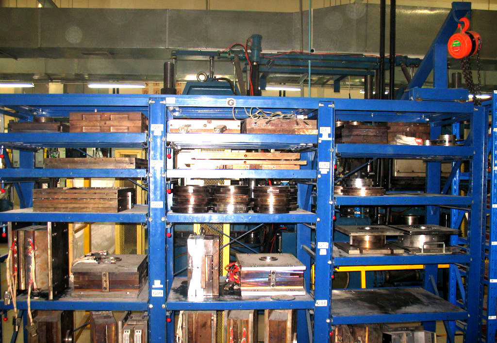 Adjustable Drawable Mold Storage Racks Systems For Plastic Mould Industry 2T Weight Load