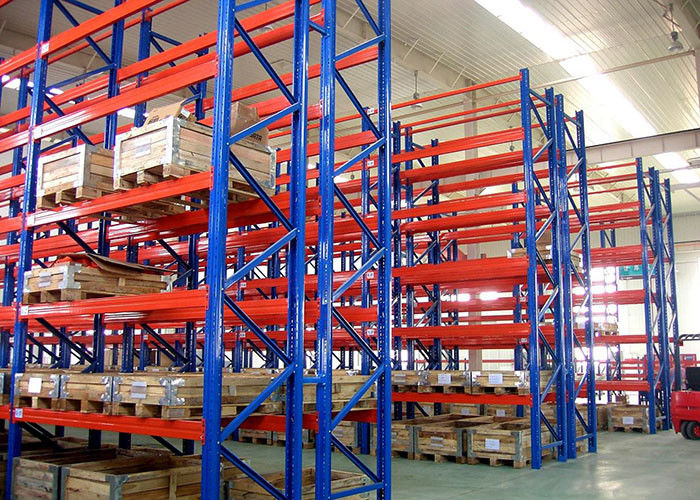 Cold Rolled Adjustable Heavy Duty Rack Shelving , Industrial Storage Racks For Warehouse