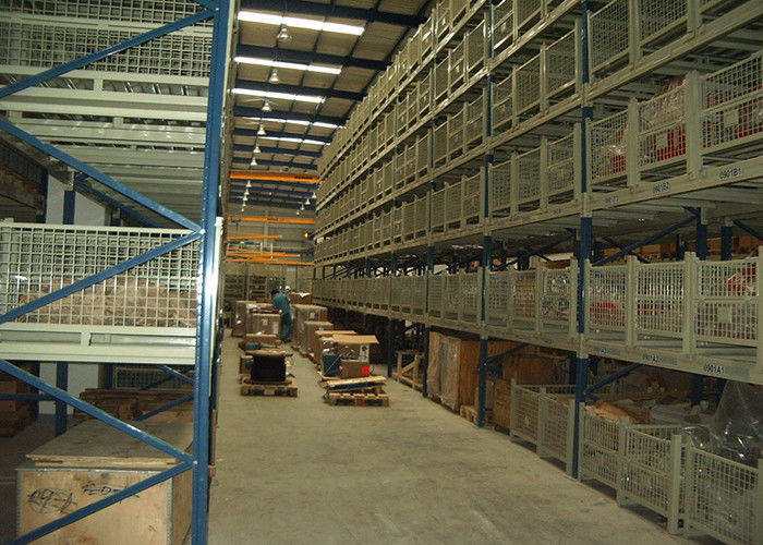 Multi Level Heavy Duty Storage Rack High Strength Steel Pallet Racking For Warehouses