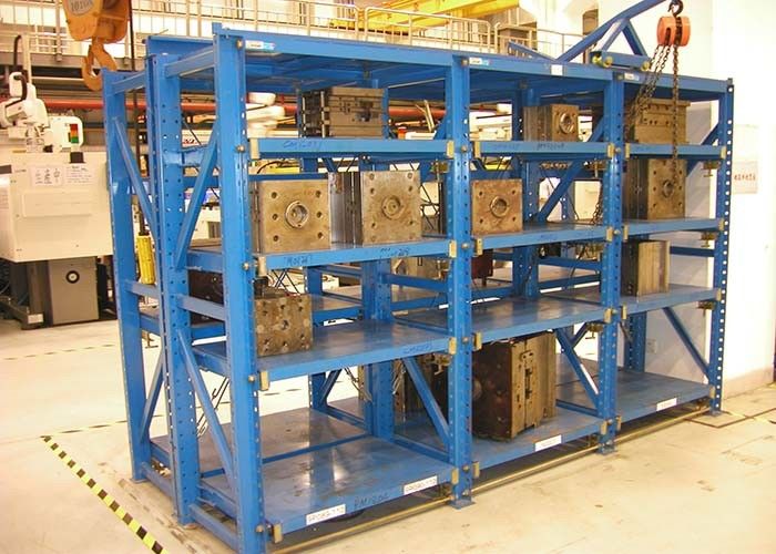 Adjustable Drawable Mold Storage Racks Systems For Plastic Mould Industry 2T Weight Load