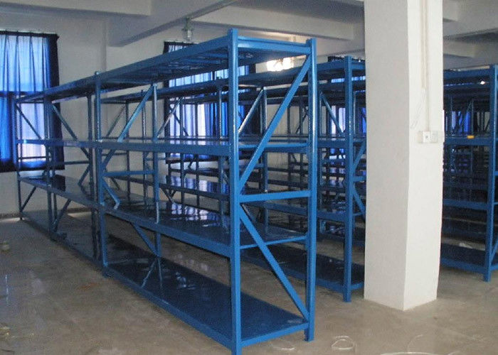 Warehouse Steel Medium Duty Storage Rack With Upright Fram And Beams OEM Service