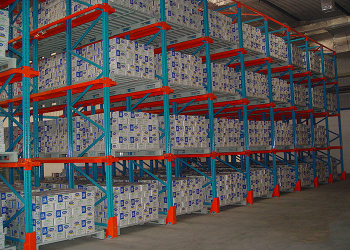Warehouse Drive In Pallet Racking Anti Corrosion Push Back Pallet Racking Systems