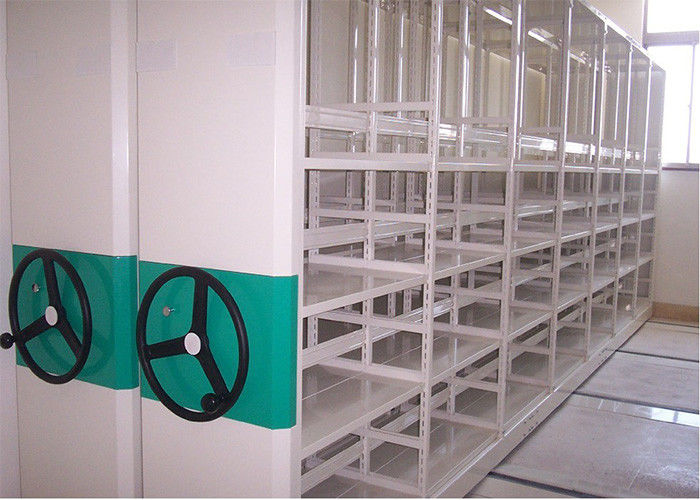 Sliding High Density Mobile Shelving Systems / Storage Systems Large Capacity