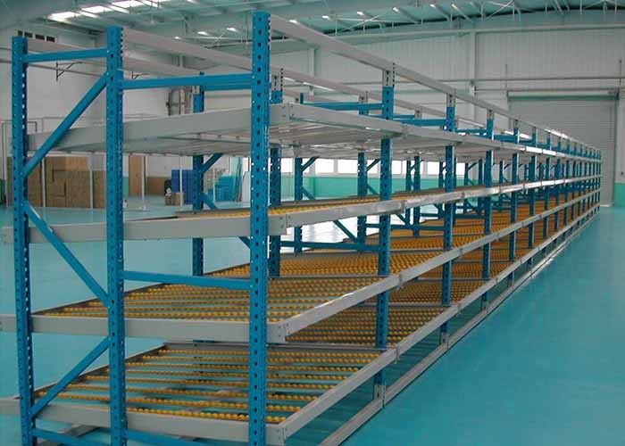 Wholesale Industrial Steel Storage Racks / Gravity Roller Pallet Racks For Storage