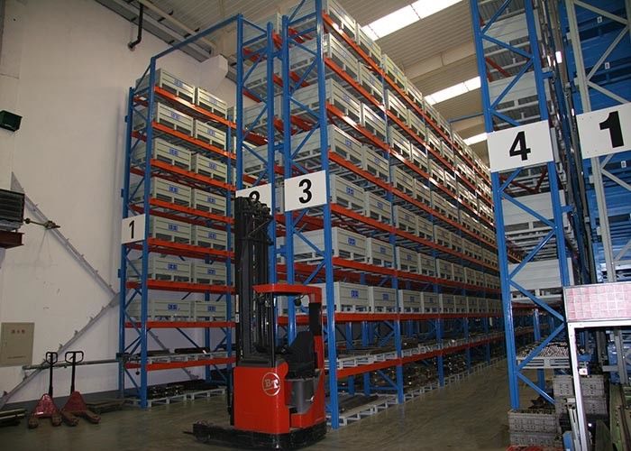 Corrosion Protection Industrial Metal Shelf Rack , Steel Heavy Duty Racks For Warehouse