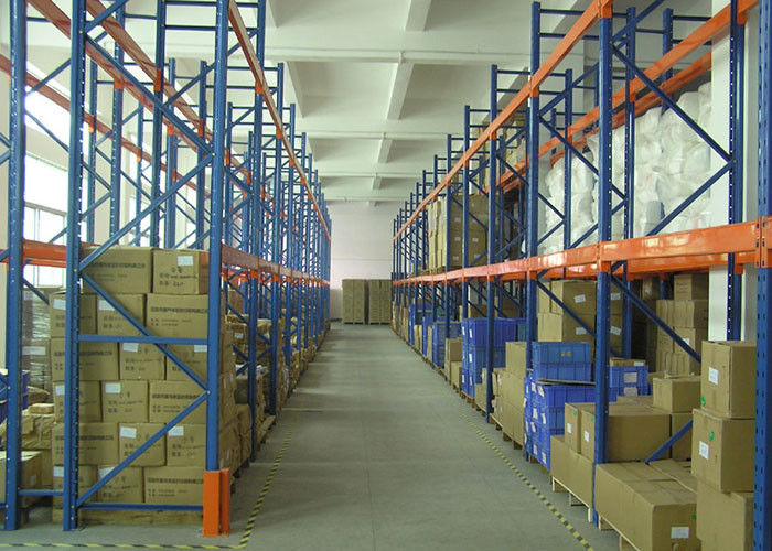 Corrosion Protection Industrial Metal Shelf Rack , Steel Heavy Duty Racks For Warehouse