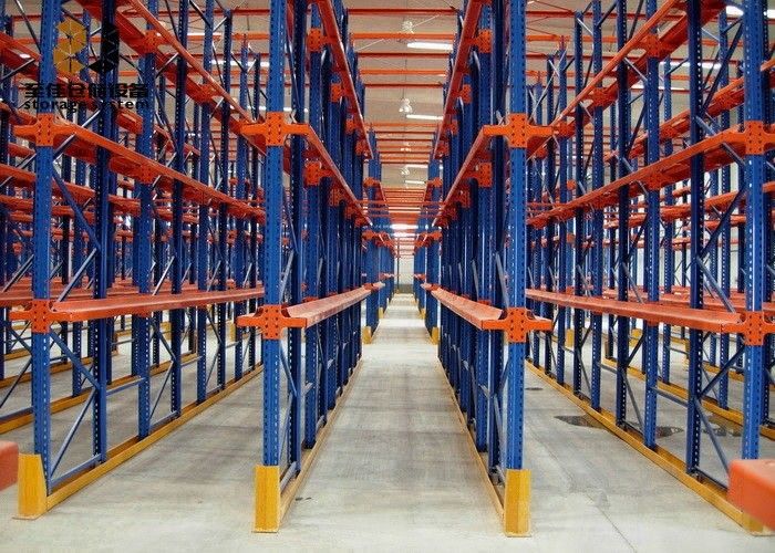 Assemble Or Welded Galvanization Easy Assemble Drive In Pallet Racking